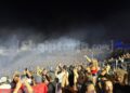 VIDEO / Thirrjet për bojkot bien në vesh të shurdhër, mijëra fansa në koncertin e Kanye West