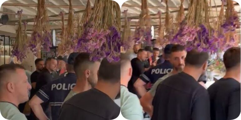 VIDEO   Protestuesit dhunojnë deputetët në kafe  ndërhyn Policia  5 të arrestuar 