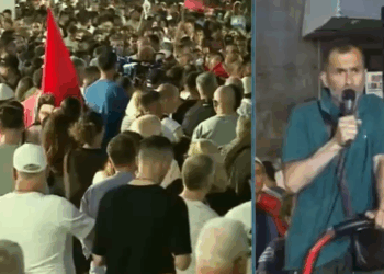 Gjuhë vulgare dhe thirrje raciste, ja fjalimet nga podiumi i protestës së 34-ët