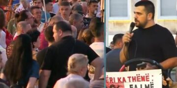 “Do ia marrim pushtetin me dhunë Ramës”, degjeneron gjuha e protestuesve para Kryeministrisë: Do ta tërheqim zvarrë