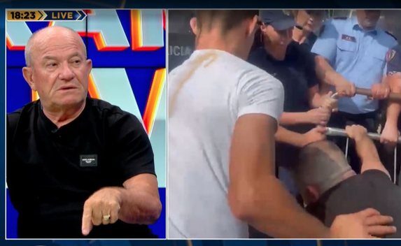 Protesta degjeneroi në akte dhune  Meçe  Financohen me shuma të mëdha parash nga një  dirigjent  jashtë Shqipërisë