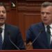 “Të fala Gones”/ Balla përplaset me Kaprin, nxjerr mesazhet në Kuvend: Më kërkove të të ruaja votat!