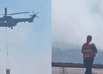 Zjarri në Drizë të Fierit, Balluku: Një helikopter i FA në operacionin për shuarjen e flakëve, pritet ndërhyrje e dytë nga ajri