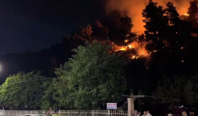 Zjarri në malin e Shëngjinit përhapet nga era e fortë  shpërthimi në vatër plagos një të ri
