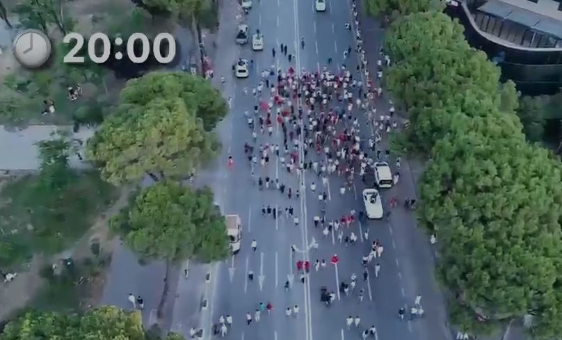 VIDEOLAJM   Dita e 32 të e protestës  ja pjesëmarrja para Kryeministrisë