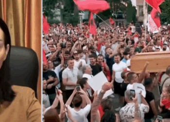 Deputetja për protestën: Arkëmorti në bulevard është i turpshëm, vdekja politike vendoset vetëm me votë