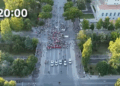 VIDEOLAJM/ Pamjet me dron! Ja sa është pjesëmarrja në protestën përpara Kryeministrisë