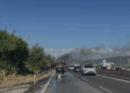 Shuhet zjarri në Koxhas të Shijakut, zhbllokohet autostrada