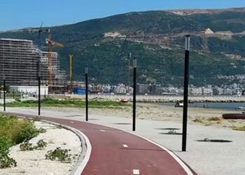 Rama publikon pamjet nga Lungomare 4: Punimet në Plazhin e Vjetër të Vlorës drejt përfundimit