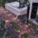 VIDEOLAJM/ Pamjet me dron! Ja sa ishte pjesëmarrja në protestë në orën 20:30