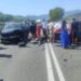 Aksident në Rrugën e Kombit, përplasen dy automjete, dy të plagosur