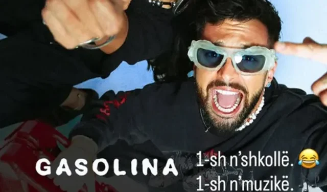 “Gasolina” e Dhurata Dorës dhe Gjestit ‘shpërthen’ në Evropë – ngjitet në krye të trendeve