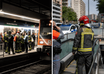 Zjarr në metronë e Barcelonës, 136 të lënduar nga tymi dhe 39 të shtruar në spital