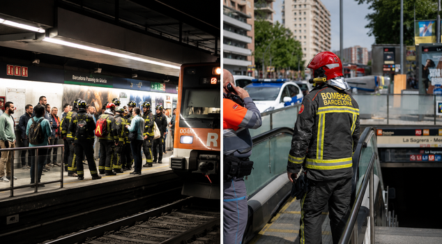 Zjarr në metronë e Barcelonës  136 të lënduar nga tymi dhe 39 të shtruar në spital