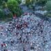 Pamje me dron nga dita e 42-të e protestës në Tiranë, ja sa ishte pjesëmarrja në orën 19:30