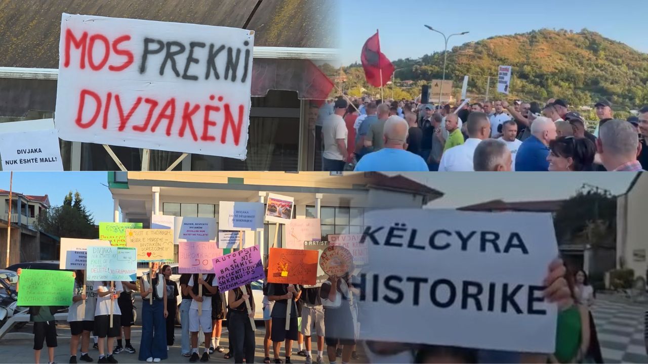 Reforma Territoriale  Protesta nga Divjaka në Memaliaj  Jemi kundër shkrirjes së bashkive 