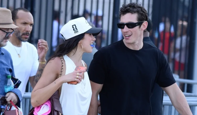 Pas dasmës luksoze  Dua Lipa dhe Callum Turner tërheqin vëmendjen në finalen e Botërorit  FOTO 