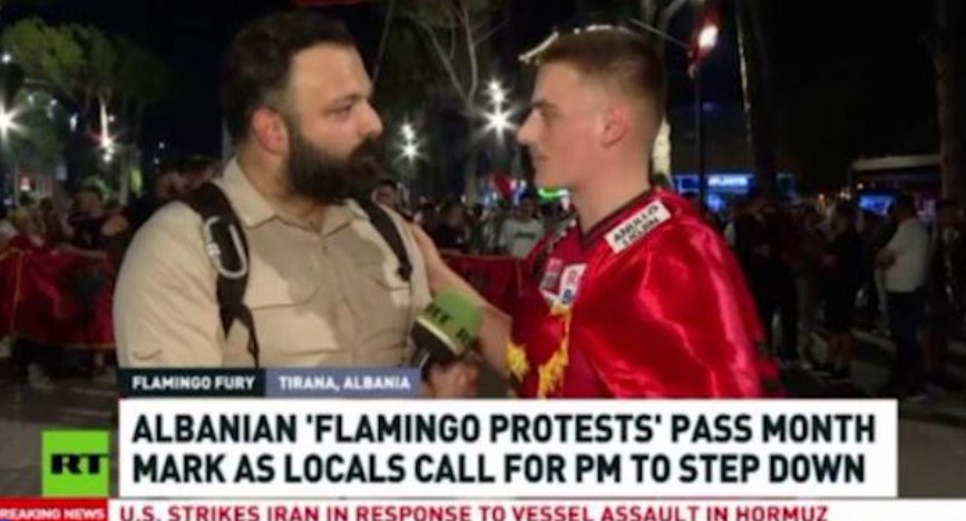 Mediat e Moskës dhe Teheranit jehonë protestës në Tiranë
