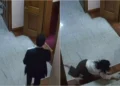 Tentoi të ndalonte Shehajn që mori dokumentin sekret, punonjësja e Kuvendit rrëzohet nga shkallët (VIDEO)