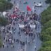 VIDEO / Dita e 65 e protestës, pamjet me dron tregojnë pjesëmarrjen