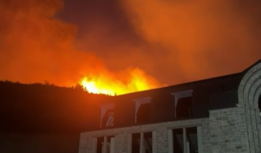 Zjarri i madh mes Priskës e Lundrës në Tiranë  pamjet satelitore tregojnë vatrat aktive 