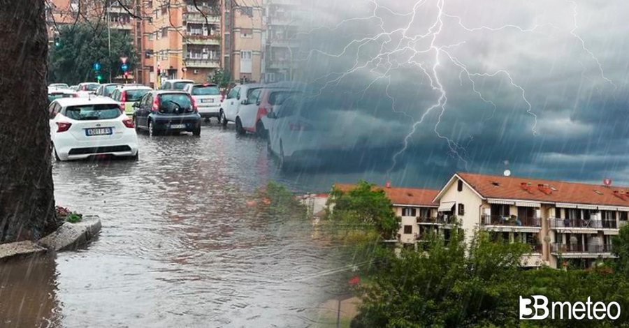 Moti i keq godet veriun e Italisë  rrufe dhe erëra me shpejtësi 106 km orë  Në Jug ende nxehtë