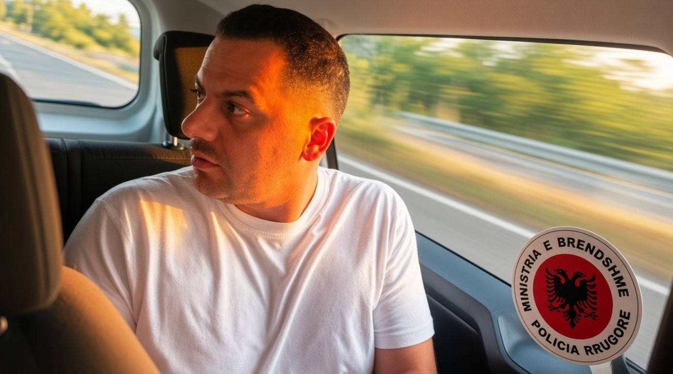 Dalin pamjet  Ky është momenti kur vihen në pranga Ergys Agasi dhe ish zyrtari policor në Durrës