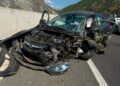Aksident i rëndë në Rrugën e Kombit, makina bëhet copash, një i lënduar