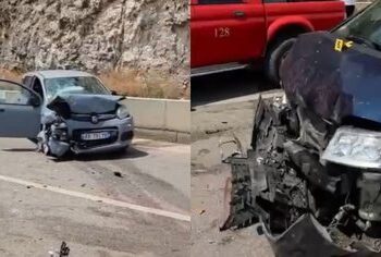 Aksident i trefishtë në rrugën Sarandë-Ksamil, turisti spanjoll transportohet tek Trauma