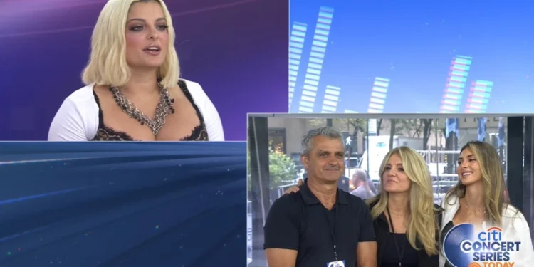 Si e priti Bebe Rexha surprizën e familjes gjatë performancës së saj në emisionin “Today”?