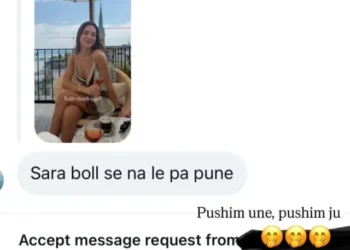 Sara Hoxha nxjerr mesazhet private që mori pas publikimit të fotove provokuese