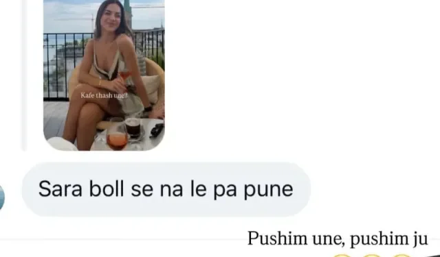 Sara Hoxha nxjerr mesazhet private që mori pas publikimit të fotove provokuese