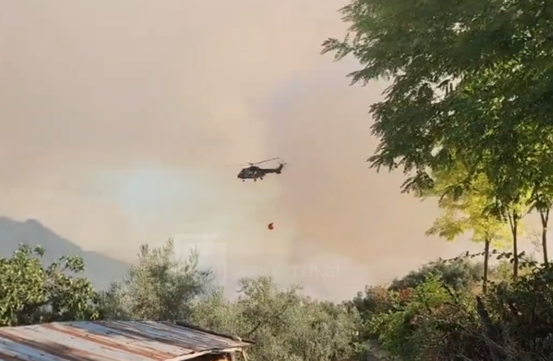 Situatë e vështirë me zjarret në Mallakastër  evakuohet një familje  ndërhyjnë pesë repartet e zjarrfikësve