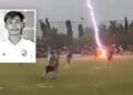 Video/ Tragjedi në Tajlandë: Futbollisti 24-vjeçar humb jetën pasi u godit nga rrufeja gjatë ndeshjes