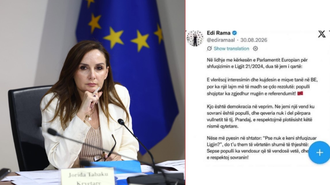  Statusi është fals  nuk përmban asgjë të vërtetë   MIA rrëzon postimin e Jorida Tabakut në emër të Edi Ramës