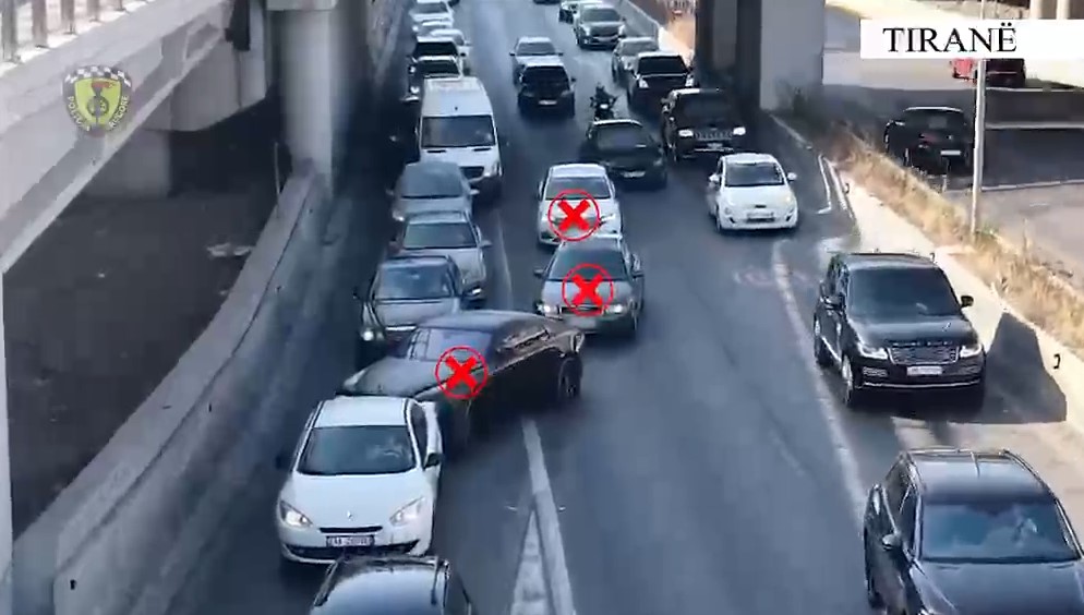Mbi 12 mijë shkelje të konstatuara në një javë  Policia Rrugore  blindon  Tiranën