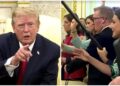 Përplasje e fortë në Shtëpinë e Bardhë! Trump i bërtet gazetares së CNN: Hesht! Hesht! Hesht! (VIDEO)