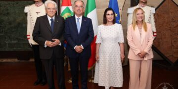 Begaj në Itali, pritet nga Mattarella e Meloni, mbështet kuqezinjtë në Lojërat Mesdhetare