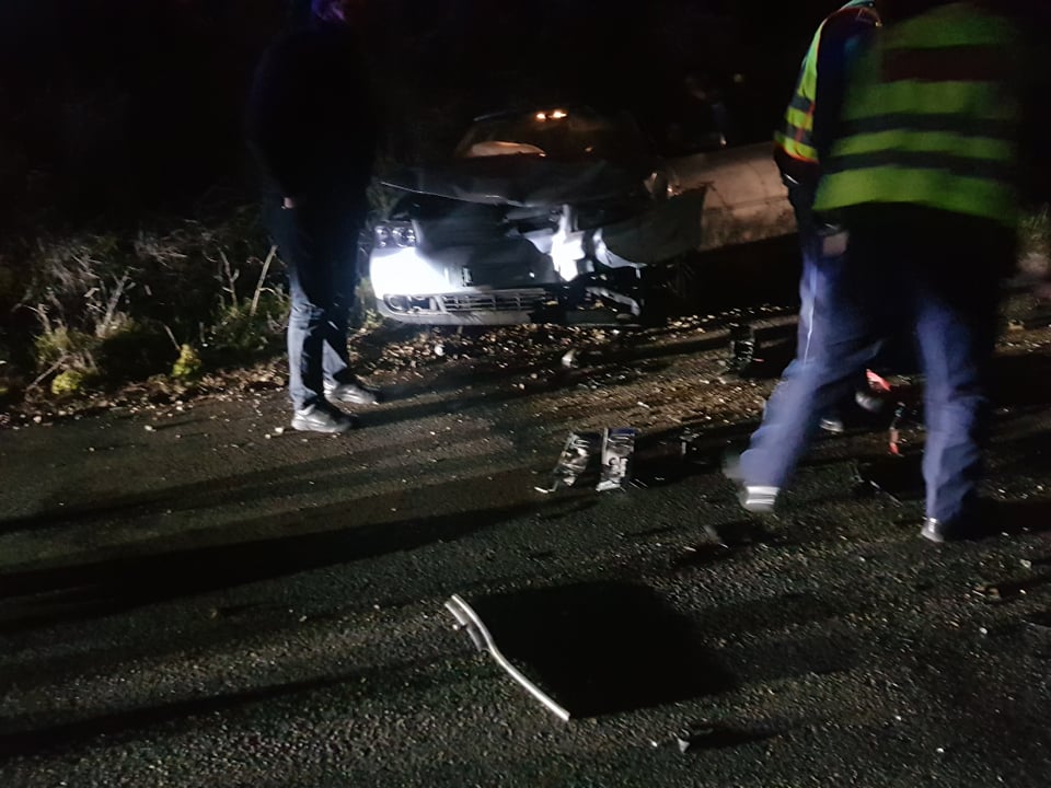 Aksident në aksin Lushnje Rrogozhinë  përplasen tre makina në Çermë të Sipërme