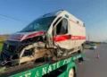VIDEO/ Ambulanca përplaset me makinën me targa greke në aksin Maliq-Pogradec, plagoset emigranti