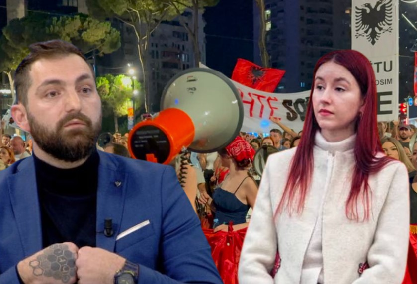 VIDEO   Na ka kërcënuar me jetë   Thellohen përplasjet mes organizatorëve të protestës  aktivistja akuzon Gent Prognin  Deklaratat tona e shqetësuan se 