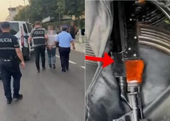 FOTO/ Dyshohet se do vriste 3 personat që i bënë nipin për spital, parandalohet krimi në Kavajë! Policia arreston 47-vjeçarin, i armatosur me ‘kallash’