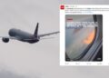 VIDEO/ Panik në fluturim mbi SHBA, motori i avionit “Boeing” merr flakë pas përplasjes me një zog dhe bën ulje emergjente