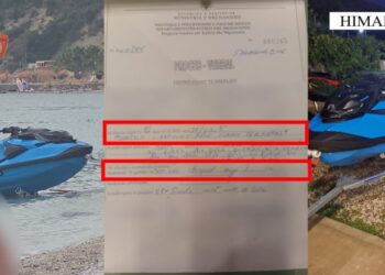 Hyri me Jet Ski në zonën e sigurisë, Policia bllokon mjetin dhe gjobit drejtuesin