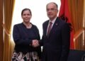 Diplomatja e parë rezidente, Begaj pranon letrat kredenciale të ambasadores së Belgjikës në Shqipëri: Bashkëpunim brenda dhe jashtë NATO-s