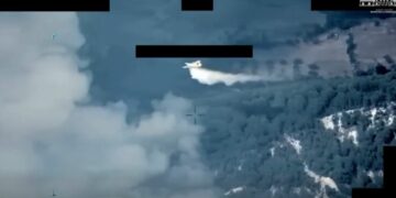 Zjarret, ministri Nufi: Mjetet ajrore pa pilotë, shumë të rëndësishëm në shuarjen e flakëve
