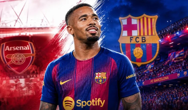 Gabriel Jesus mbërrin në  Camp Nou   gjithçka gati për transferimin te Barcelona  zbulohen detajet e kontratës