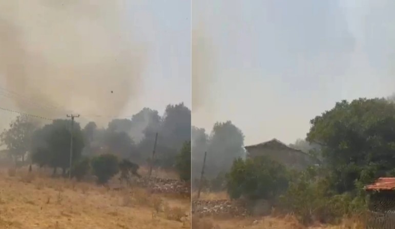 Zjarri përfshin zonën e Vranishtit në Himarë  era përhap flakët me shpejtësi  terreni i vështirë për ndërhyrje 