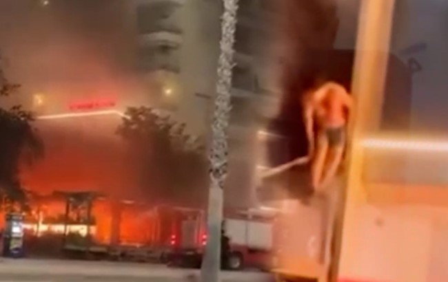 Zjarri në hotelin  Brooklyn  në Vlorë  ja si paraqitet gjendja e 2 të rinjve të plagosur  të shtruar te QSUT 
