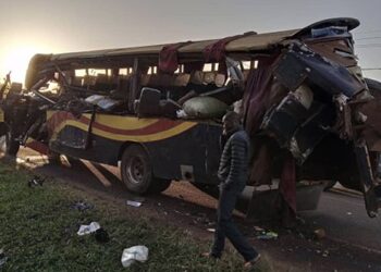 VIDEO/ Tragjedi rrugore në Kamerun, 16 të vdekur nga përplasja e autobusit me kamionin! 7 janë anëtarë të një familjeje, po shkonin në varrim